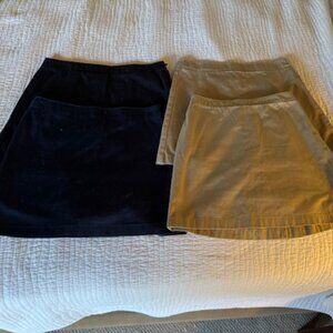 Bundle of Girls Uniform Skirts Skorts